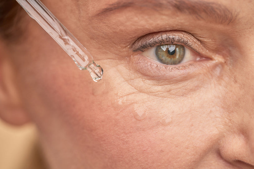 Eye Serum Application